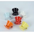 thumbnail image 4 of 1pc Ceramic Cone Shape Design Coffee Filter Cup Coffeepot Handmade Coffee Maker for Home Office (Black for 1-4 People Use), 4 of 8