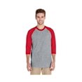 thumbnail image 1 of G5700 Gildan T-Shirt Raglan 3/4 pour Homme en Coton Épais, Style G5700, 1 of 1