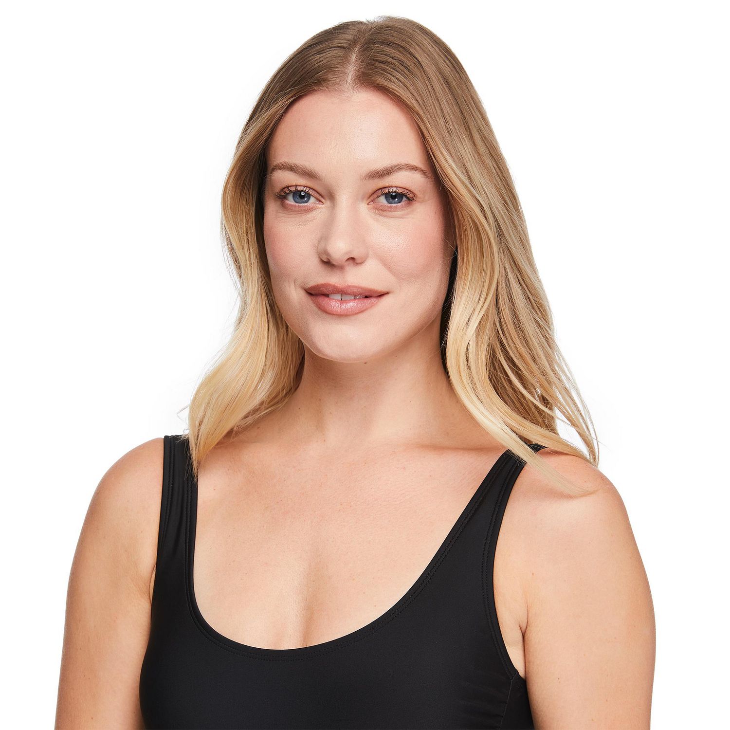Maillot 1 pièce à encolure échancrée No Boundaries pour femmes