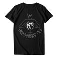 thumbnail image 4 of Pompotops T-Shirt Décontracté à Manches Courtes pour Femmes avec Imprimé Lettre, 4 of 7
