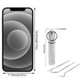 thumbnail image 4 of Tooth Cleaning Kit 3pcs Stainless Steel Tools for Plaque Removal & Oral Hygiene, 4 of 6