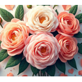 thumbnail image 4 of Floral Backdrop Banner Daisies Decoration for Wedding Party Supplies Event Background Photography Spring Summer Decor Celebration, 4 of 4