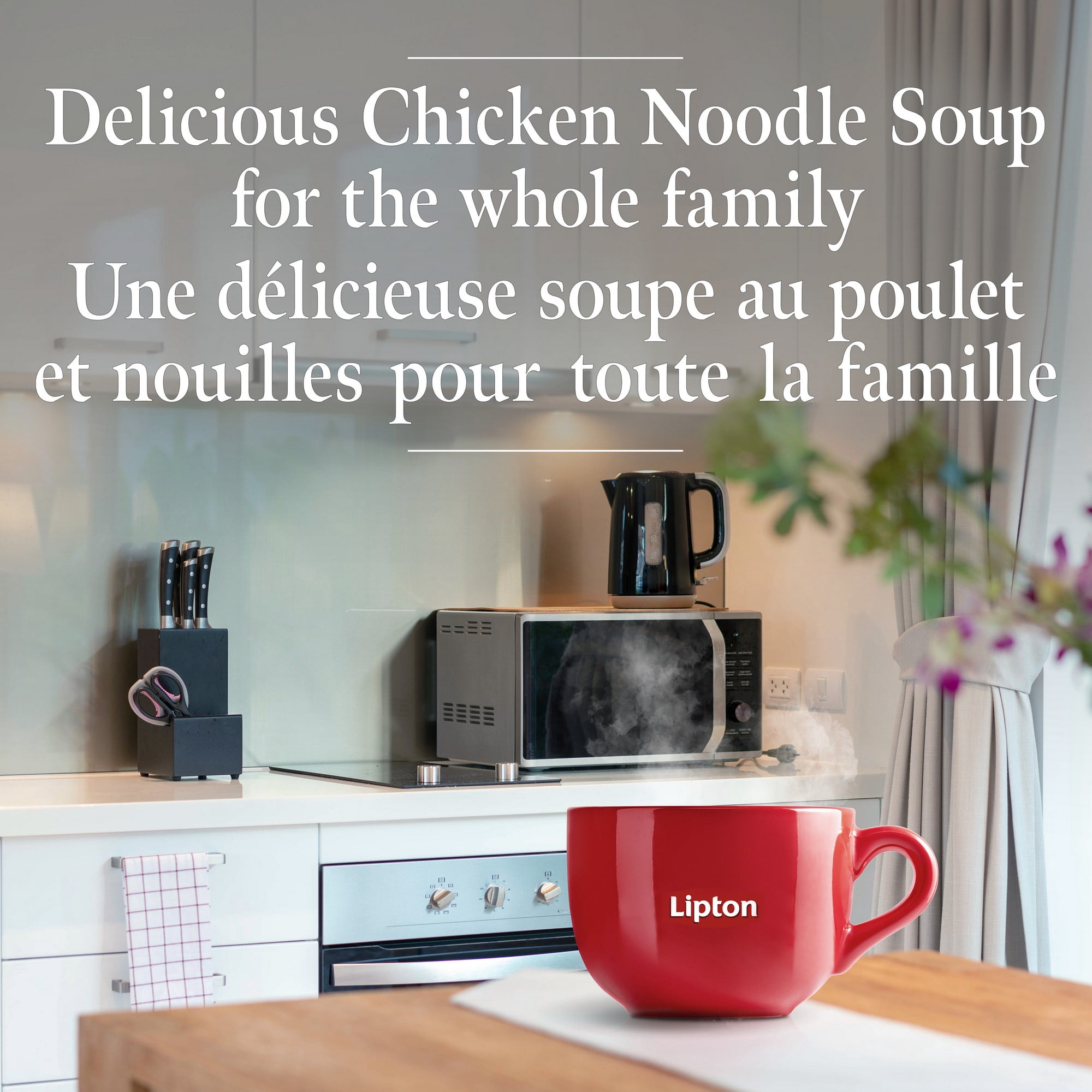 Lipton Mélange à Soupe Sec pour une Soupe aux Nouilles Classique Facile et Délicieuse Poulet et Nouilles Faible Teneur en Gras et Sans Arômes Artificiels 338 g