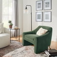 thumbnail image 1 of Better Homes & Gardens Emerson curvy accent chair, Olive, 1 of 6