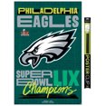 thumbnail image 1 of NFL Philadelphia Eagles - Super Bowl LIX Team Logo Wall Poster, 22.375" x 34" Framed, 1 of 4
