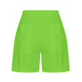 thumbnail image 4 of Birdeem Womens Solid Casual Loose Pockets Drawstring Short Pants, 4 of 12