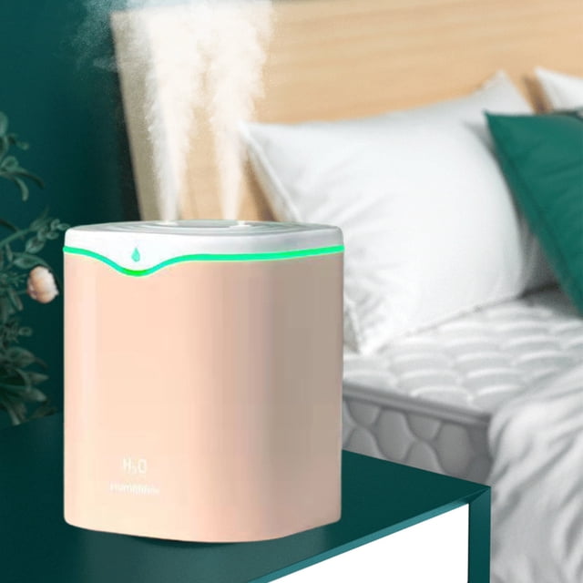 ABPWLY 2L Cool and Warm Mist Humidifier for Bedroom Large Room with Adjustable Mist Output Quiet Operation for Plants Aromatherapy Diffuser with Night Light