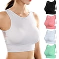 thumbnail image 2 of Women‘s Medium Support Cross Back Wirefree Removable Cups Yoga Sport Bra, 2 of 11
