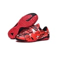 thumbnail image 1 of Innerwin Chaussures de Soccer pour Enfants à Bout Rond Crampons de Soccer Confort Légers Espadrilles Basses Terrain Ferme Rouge (Crampons TF) 3Y, 1 of 6
