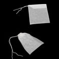 thumbnail image 2 of 100pcs/set Tea Bag Empty Loose Tea Bags Tea Leaf Pouch Drawstring Fabric Herb Holder DIY Drink Filter Bag, 6x8cm, 2 of 9
