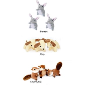 Zippy Paws 2720-HH Burrow Refill Plush Dog Toy for Hedgehog