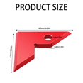 thumbnail image 2 of Clearance! Sweet Home Farm Right Angle Gauge Aluminum Alloy Woodworking Square Protractor Small Triangle Ruler for 45/90 Angle Checking Precision Measuring Tool One Size Purple, 2 of 8