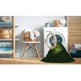 thumbnail image 2 of Ahgly Company Machine Washable Indoor Rectangle Transitional Night Black Area Rugs, 5' x 7', 2 of 7