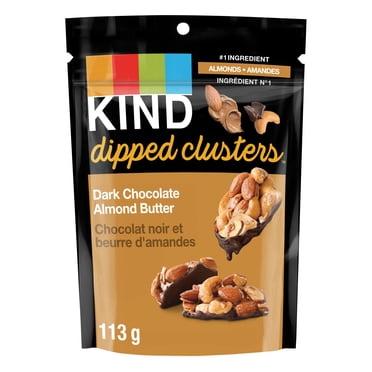 KIND Dipped Clusters, Dark Chocolate Almond Butter Snack Mix, 113g