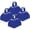 bleu, variante sur Lot de 4 Cloches à Vache en Métal de 3 Pouces pour Faire des Bruits Bruyants, Cloches à Vache Battues à la Main Parfaites pour les Matchs de football, les Fêtes et l'Esprit d'Équipe.,Rouge