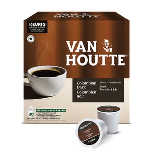 Van Houtte Colombian Dark, Dark Roast, K-Cup Coffee Pods, 30 pods
