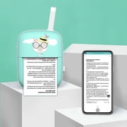 PEONAVET Mini Printer Mini Printer Portable Mini Thermal Inkless Printers Wireless Bluetooth HD Printers android and IOS, Can Print Question Bank, Photos, Labels, Documents, Etc.