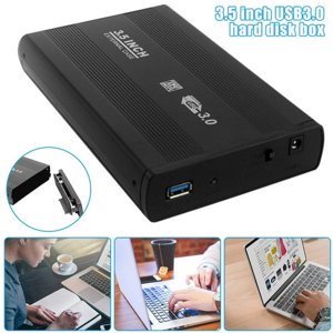 MesaSe 3.5inch USB 3.0 to SATA Port SSD Case External Hard Drive Enclosure Solid State Disk Box