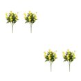 thumbnail image 3 of ZheElen 2pcs Artificial Silk Daisy Flowers Low Maintenance And For Home Faux Flowers yellow 2Set, 3 of 6