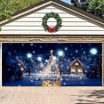 thumbnail image 4 of SIfdSeng Get it Fast Garage Door Banner Background Merry Garage Door Banner Cover Large Background for Outdoor Christma, 4 of 4