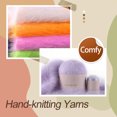 thumbnail image 3 of stanreset 50g 20g Warm Yarn Ball Set 2 Strand Hand Knitting Crochet Thread Kit Baby Sweater Blanket Yarns Needlework Accessory Snow Cyan Type1 NO1, 3 of 6