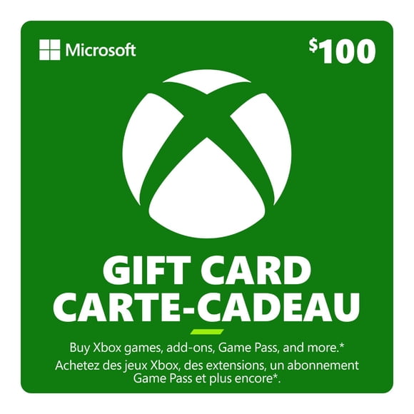 $100 Xbox Gift Card (Digital Code)
