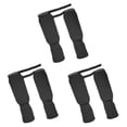 thumbnail image 1 of Transemion 1 Pair Shin Instep Guards MMA Elastic Protector and Protection Supplies Training Black L 3Set, 1 of 6