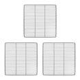 thumbnail image 1 of Transemion Portable Pet Playpen Panel Cage Fence Metal Guinea pig Wire dense black Grid 3Set, 1 of 6