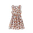 thumbnail image 1 of Kcodviy Robe Tricotée à Manches Longues pour Filles Tout-Petits Enfants, Col Ras du Cou, Été, Robe d'Été Sans Manches, Chandail de Vacances pour Enfants, Décontracté, Plage, Imprimés Floraux, Robe d'Hiver pour Bébé, Robe de Fête, 1 of 3