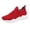 Red, variant on XIMIN Women's Wide Toe Box Shoes Slip On Arch Support Sneakers Breathable Mesh Slip On Walking Shoes Lightweight Athletic Casual Fashion Sneakers for Running Tennis Sports