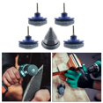 thumbnail image 4 of jinwen Fityle 4 pcs Metal Battle Lawnmower Lawn Mower Blade Sharpener Balancer Set Fit, 4 of 9