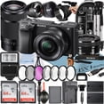 thumbnail image 1 of Sony Alpha a6400 Mirrorless Digital Camera with E PZ 16-50mm + E 55-210mm OSS Lens + 2 Pack SanDisk 64GB Card + Backpack + ZeeTech Accessory Bundle, 1 of 9
