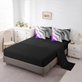 thumbnail image 3 of YST 7-Piece Geometric Stripe Bed in a Bag, Ombre Gradient Bedding Set, Twin, 3 of 4
