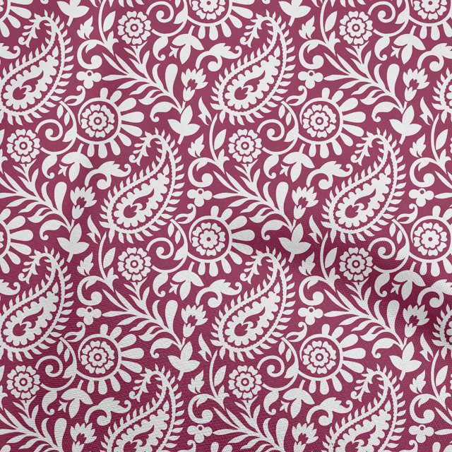 oneOone Rayon Medium Purple Fabric Block Craft Projects Decor Fabric Printed By The Yard 56 Inch Wide