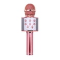 thumbnail image 1 of Professional Microphone Karaoke Speaker KTV Music Player Singing Recorder Handheld Microphone Rose Gold, 1 of 7