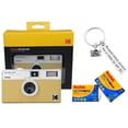 thumbnail image 2 of Kodak Ektar H35 Half-Frame Retro Camera Bundled with Kodak Ultramax 400 35mm Film (2 Rolls of 24 Exposures Each) Plus a Bonus Camera-Style Keychain (Sand), 2 of 11