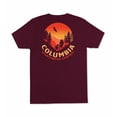 thumbnail image 1 of Columbia Men's Elevation Mountain Logo Graphic T-Shirt, Rich Wine, S, 1 of 3