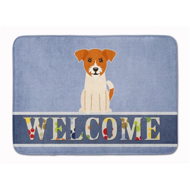 Caroline's Treasures BB5689RUG Jack Russell Terrier Tapis de Bienvenue en Mousse Mémoire Lavable à la Machine