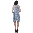 thumbnail image 4 of Moomaya Robes à Col Licou Imprimées pour Femmes, Tunique Sans Manches à Col Montant, Vêtements pour Femmes, 4 of 4
