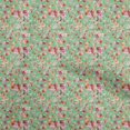 thumbnail image 1 of oneOone Polyester Spandex Sea Green Fabric Abstract Floral Sewing Craft Projects Fabric Prints By Yard 56 Inch Wide, 1 of 4