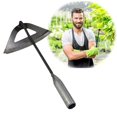 thumbnail image 2 of Steel Hardened Hollow Hoe Handheld Weeding Rake Planting Vegetable Farm Garden Tools Agriculture Tool Weeding Accessories A, 2 of 6