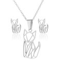 thumbnail image 5 of Womens Fashion Pendant Earring Set Color Clavicle Necklace Exquisite Earrings, 5 of 5