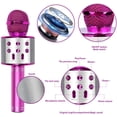 thumbnail image 3 of Karaoke Microphone, Wireless Bluetooth Karaoke Microphone Children, Portable 4-In-1 Handheld Microphone Machine, Home Ktv Player With Speaker And Recording Function, 3 of 5