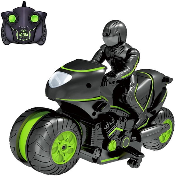 serony Moto Télécommandée 2,4 GHz pour Enfants, Haute Vitesse et Rotation à 360°, Moto Télécommandée avec Batterie Rechargeable, Cadeau pour Enfants