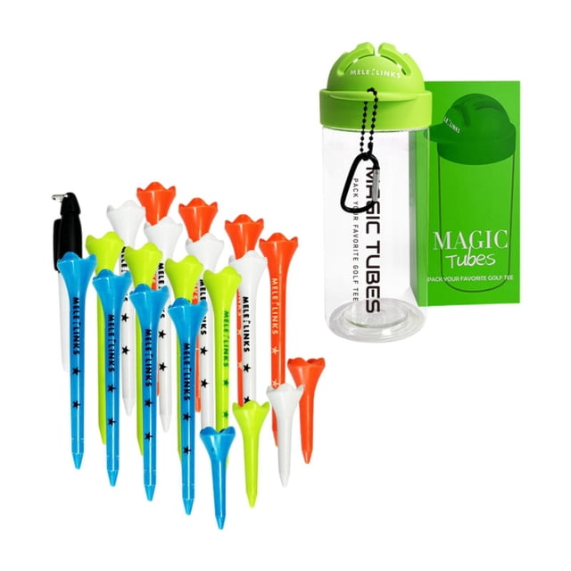 Lipstore 20Pcs Golf Tees Golf Ball Tees Golf Accessories for Men Women Increases Distance Green