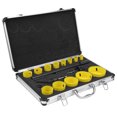 thumbnail image 3 of Metal Hole Cutter, Yellow High Efficiency Hole Opener, Stable Reliable Plastic Cutting Wood For Metal, 3 of 8