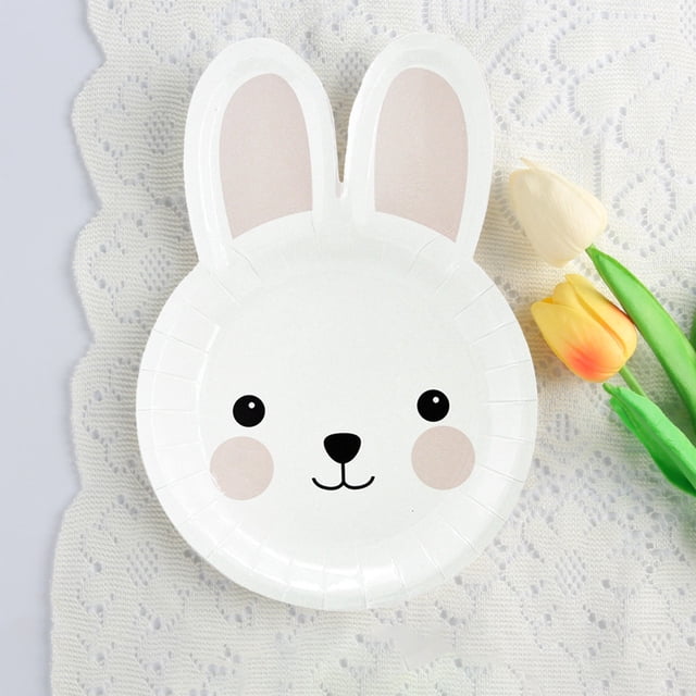 Bdday Easter Party Supplies Party Picnic Paper Tableware Easter Bag Candy Bag Shaped Disposable Tableware Present Box