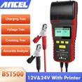 thumbnail image 1 of ANCEL BST500 Battery Tester with Printer 12V 24V Car Load Charging Cranking Test, 1 of 9