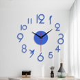 thumbnail image 2 of 3D Frameless Wall Clock, Silent Diy Wall Clock Number Wall Stickers Home Decor, 2 of 7