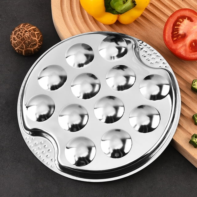 Stainless Steel Conch Steamer Plate for Kitchen Cooking Utensils – Durable Rustproof Seafood Steaming Tool for Robust Performance on Daily Use